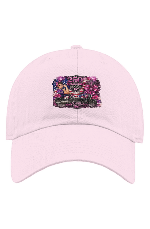 Bows & Motorcycles™ 250th Anniversary Independence Dad Cap