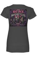 Bows & Motorcycles™ Women’s Ideal V-Neck | Stay Pretty Ride Bold