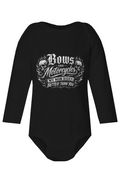 My Mom Rides Better Than You Infant Long Sleeve Bodysuit | Bows & Motorcycles